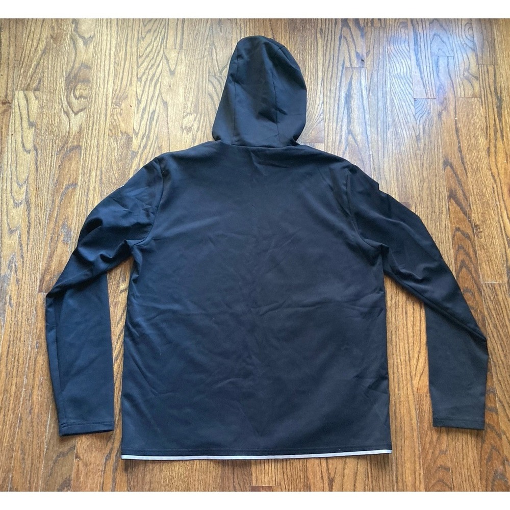 Greyson Hoodie Mens Size Large Black Cokato Camo Accent Performance Stretch - Picture 10 of 10